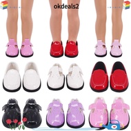 DEALSHOP Doll Shoes, Pink Series Cotton Material Doll Leather Shoes, Pink Series 20cm Size PU Leathe