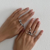 Ribbon ring/ Bow Knot ring-wheniloveilove