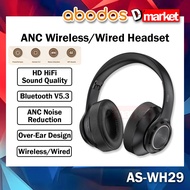 Abodos AS-WH29 Wireless Headset ANC Noise Cancellation Wired Headset HiFi Gaming Headphone Abodos He