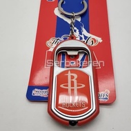 GANTUNGAN Houston Rockets NBA Basketball Bottle Opener Keychain