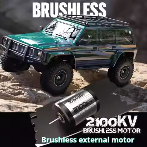 YK4107 Pro Brushless 1:10 Simulation Patrol RC Remote Control Brushless 4WD Differential Lock Climbi