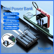 20000mAh Mini Power Bank Large Capacity Lightweight and Portable PowerBank充电宝