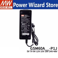 MEAN WELL  GSM60A GSM60A05-P1J GSM60A12-P1J GSM60A15-P1J GSM60A24-P1J GSM60A48-P1J 60W AC-DCReliable