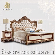 GRAND PALACE EXCLUSIVE-III BED เตียงนอนหลุยส์ PREMIUM SERIES ขนาด7ฟุต รุ่น แกรนด์พาเลซ เอ็กคลูซีฟ 3