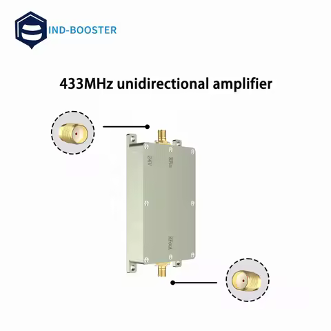 433MHz 0.43GHz 10w 20w 40w 50w 47dbm high gain unidirectional drone amplifier on tx rf signal booste
