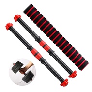 BNCLOTH Dumbbell Bar Standard 1'' Threaded Extension Rod Attachment Collars Lock Nut