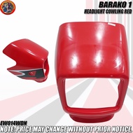 BARAKO 1 HEADLIGHT COWLING RED (EW014WDN)