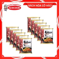 COMBO 10 PACKAGES OF UDON NOODLES MIXED WITH TERIYAKI UDON SUKI ACECOOK SAUCE BEEF FLAVOR