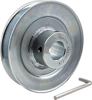 Saelno AB450-7/8 Single Groove Web Sheaves,v Belt Pulley 7/8 inch bore 4.5" OD,Motor Pulley Carbon S