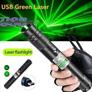 Green Laser Pointer Laser Pen Rechargeable USB Long Range Battery Portable Laser Torch Laser jarak L
