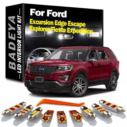 LED Interior Reading Dome Courtesy Light Kit For Ford Excursion Edge Escape Explorer Fiesta Expediti