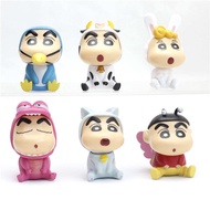 [Set of 6] Crayon Shin Chan Figures