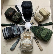 Tactical Sling Bag Army Men's and Women's Army TNI Police Bag Sling Bag Man
