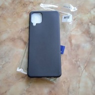Samsung A11 , M12 / A12 Soft Case / Silikon Black Matte