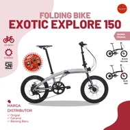 Folding Bike Sepeda Lipat Exotic Explore 150 20 inch