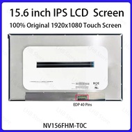 15.6 Inch Laptop LCD Touch Screen NV156FHM T0C NV156FHM-T0C Display Matrix Panel Replacement 1920x10