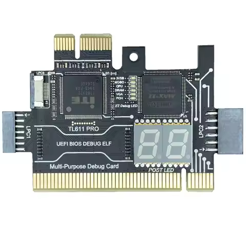 TL611 PRO Diagnostic Card, Pcie Diagnostic Card For Desktop Pci Motherboards For Desktops And Laptop