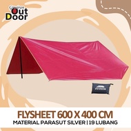 TENDA 6x4m. Tent Flysheet