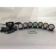 7 Defi Meter 555 Advance CR White Controller Thailand Universal All Car Meter Gauge Over 100 Colours