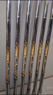 Dynamic Gold EX S200 Golf Club Shafts (5-P) with Golf Pride Grip