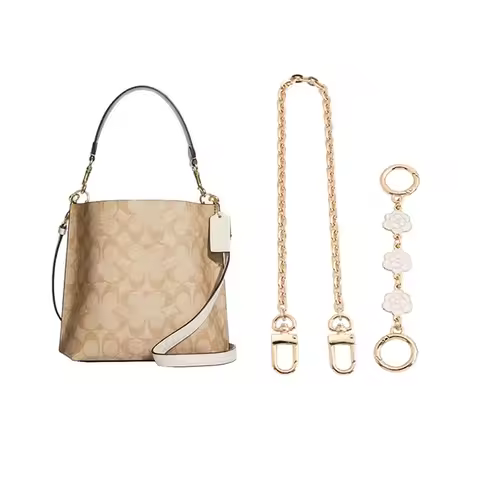 HOLIN Purse Camellia Chain Underarm Diagonal Handbag Belt Bag Accessories Bag Chain Extender for LV 