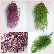 Artificial Simulated Golden Bell Willow Hanging Vines Artificial Plant Wall Decoration Green Plant W