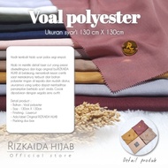 Syar'i VEIL By RIZKAIDA HIJAB [A0003] POLYESTER VOAL MATERIAL 130 x 130cm LASERCUT / JUMBO HIJAB / Q