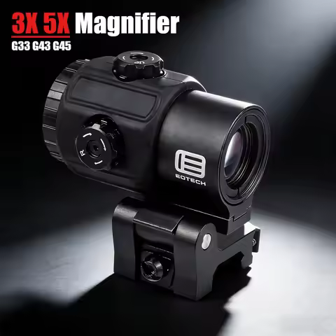 Tactical 3X 5X Magnifier Unity Fast Mount Optics Riser 2.26 Inch G33 G43 G45 Scope 558 Holographic R