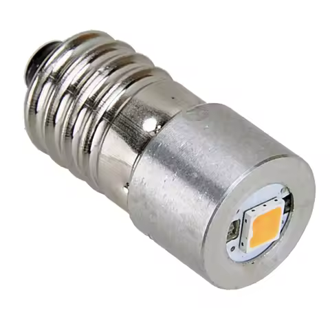 NEW Upgrade Non-Polarity E10 LED Glove Box Flashlight Screw Base Bulb Fit For BMW 3 5 6 7 X3 X5 Seri