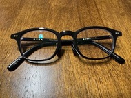 Kaneko Optical KC-11R BK Celluloid Black Glasses Frame 金子眼鏡 賽璐珞 黑色 眼鏡