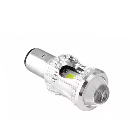 AC DC Led Lens Motorcycle Headlight H4 BA20D LED Moto High/Low Beam Led Spotlight Bulbs P15D Super B