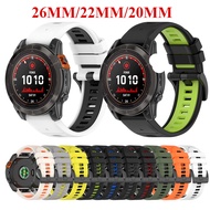 QuickFit Watch Strap 22mm 26mm For Garmin Tactix 8/Instinct 3 2X/Descent G2/Fenix 8 E 7X/Epix Pro