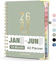 Forvencer Planner 2026-2027, 18 Month Weekly and Monthly Calendar Planner, Jan 2026 -June 2027, 6.3"