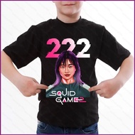 HT Squid Game 2 number 230 456 33 001 120 T-shirt summer short sleeve top HT