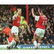 96-97 season Arsenal retro old jersey Bergkamp Wright Anel Caviera football jersey