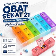 Days Medicine Rainbow 21 Weeks 7 Days Medicine Storage Box
