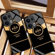 CASE FOR OPPO RENO 13 5G, RENO 13F 5G FIGURE 555 PREMIUM TEMPERED GLASS BACK