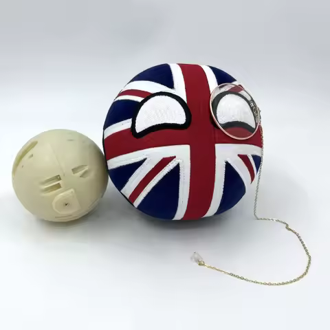 Britain UK Talking Ball 5 English Songs Preinstalled Polandball Countryball
