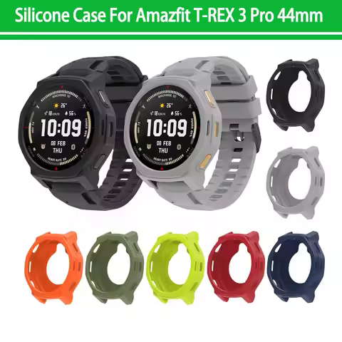 Silicone Case for Huami Amazfit T-REX 3 Pro 44mm Smartwatch