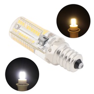 E12 Dimmable trắng/màu trắng ấm 80 Led 3014 đèn SMD Silicone bóng đèn pha lê Đèn 110V / 220V 360 góc