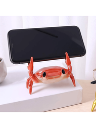 1入重量舉手機支架,桌面多功能螃蟹筆架,為懶人和電視迷帶來的創意禮物
