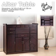KABINET SEMBAHYANG/ ALTAR TABLE/ PRAYER TABLE / ALTAR CABINET / SOLID WOOD/神台/PRAYER CABINET/FENGSHU