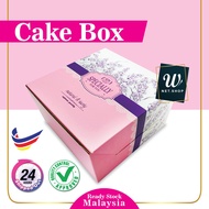 100 pcs Premium Printed Cake Box 4"/8 inch