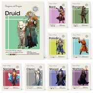 Classic Science Fiction Game Dungeons and Dragons Posters figure Roleplay Canvas painting Wall Art P