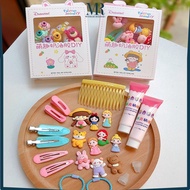 DIY Set With Clay Decorating Hair Pin Korean Style / Jepit Rambut Anak / Menghias Jepitan Karet Akse
