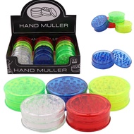 12 Pcs 63mm Spice Crusher Plastic Herb Grinder