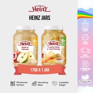 Heinz Jars Apple Oatmeal &amp; Creamy Tuna Mornay 170g Nourishing Delicious Meal Baby Food Delightful Flavors