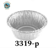 3319-p圆形带盖铝盒Aluminium Foil Tray dengan Penutup 10 pcs