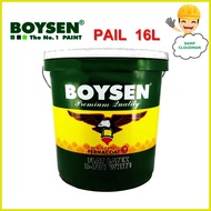 ▩ ✗ ◎ Boysen Permacoat Latex Pail 16L Arcylic Paint 16 Liters Semi Gloss Flat Latex 701 715 710 Con