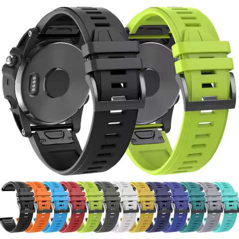 22mm 26mm Quick Release Watch Strap for Garmin Instinct 2X Silicone Band Forerunner 965 955 945 Appr
